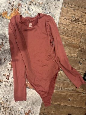 Long Sleeve Bodysuit - Dusty Rose